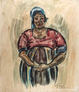 Arabische vrouw, Kairouan Arabische vrouw, Kairouan