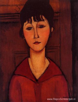 Hoofd van een jong meisje Hoofd van een jong meisje