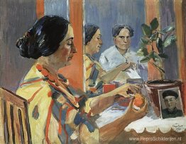 Uit het leven van de kunstenaar (Portret van Lusik Saryan in pro Uit het leven van de kunstenaar (Portret van Lusik Saryan in pro