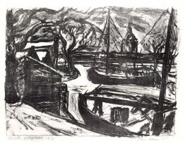 Winter aan het Entrepotdok, in de stad Amsterdam Winter aan het Entrepotdok, in de stad Amsterdam