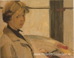 Portret van schilderes Maria Hors Portret van schilderes Maria Hors