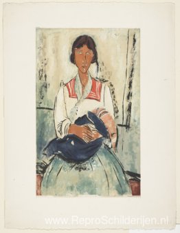 L'Italienne, naar Modigliani L'Italienne, naar Modigliani