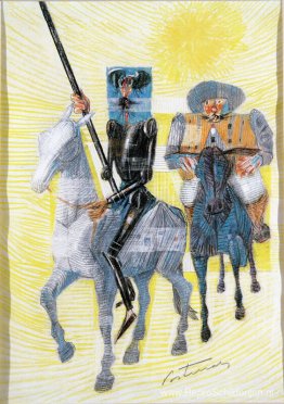 Dom Quixote en Sancho Pança Saindo voor Suas Aventuras Dom Quixote en Sancho Pança Saindo voor Suas Aventuras