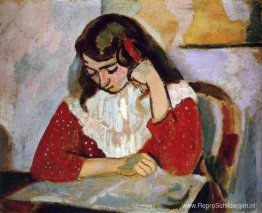 De lezer, Marguerite Matisse De lezer, Marguerite Matisse