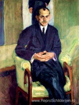 Portret van een zittende man Portret van een zittende man