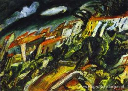 Uitzicht op Céret Uitzicht op Céret