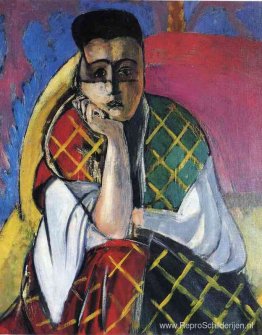 Odalisque met grijze broek Odalisque met grijze broek