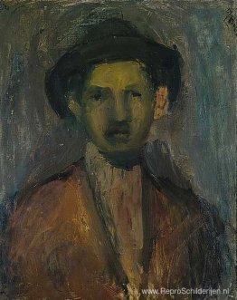 Portret van de schilder Waldmulle Portret van de schilder Waldmulle