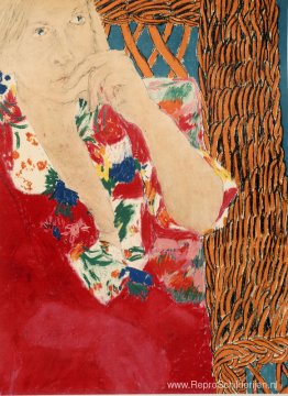 Helen in Wicker Rocker Helen in Wicker Rocker