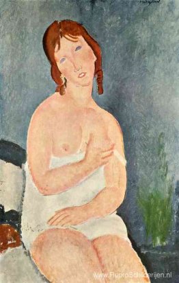 Jonge vrouw in een overhemd (Het kleine melkmeisje) Jonge vrouw in een overhemd (Het kleine melkmeisje)
