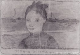 Portret van Hedwig Hagemann Portret van Hedwig Hagemann