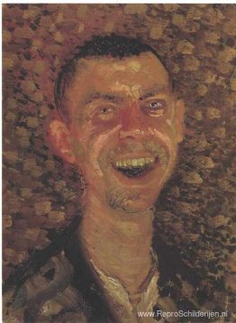 Zelfportret lachen Zelfportret lachen