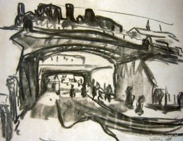 Twee spoorbruggen in Dresden Twee spoorbruggen in Dresden