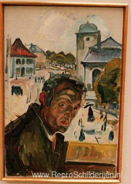 Zelfportret in Bergen Zelfportret in Bergen