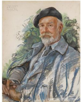 Portret van de heer Cobb Portret van de heer Cobb