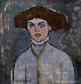 Hoofd van een jonge vrouw Hoofd van een jonge vrouw