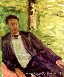 Portret van een heer (groene achtergrond) Portret van een heer (groene achtergrond)