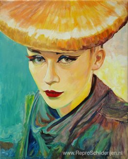 Portret van een topmodel Portret van een topmodel