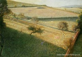 Geweldig landschap met bomen (het driehoekige veld) Geweldig landschap met bomen (het driehoekige veld)