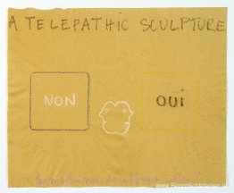 Telepathische sculptuur Telepathische sculptuur
