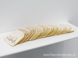 Handtekening door de Slice Handtekening door de Slice