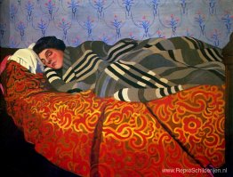 Liggende vrouw, slapend Liggende vrouw, slapend