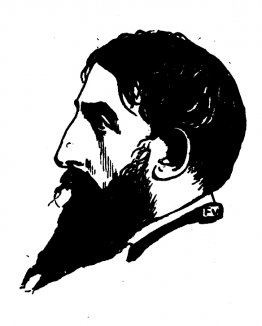 Portret van de Franse dichter Jehan Rictus Portret van de Franse dichter Jehan Rictus
