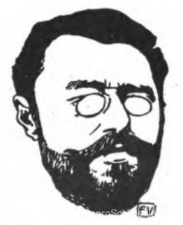 Portret van de Franse schrijver Francis Jammes Portret van de Franse schrijver Francis Jammes