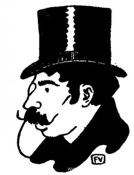 Portret van Jean Moréas Portret van Jean Moréas