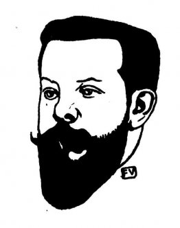Portret van de Franse dichter Pierre Quillard Portret van de Franse dichter Pierre Quillard