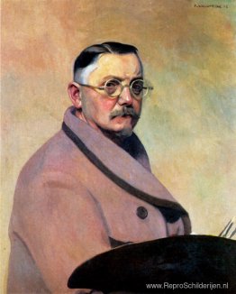Zelfportret met de kamerjas Zelfportret met de kamerjas
