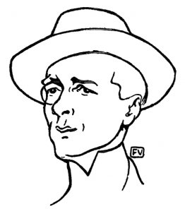 Portret van de Franse schrijver Marcel Boulenger Portret van de Franse schrijver Marcel Boulenger