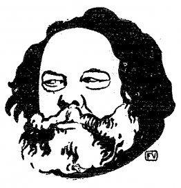Russische anarchist en filosoof Michail Bakoenin Russische anarchist en filosoof Michail Bakoenin