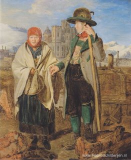 Scène na de brand van Mariazell Scène na de brand van Mariazell