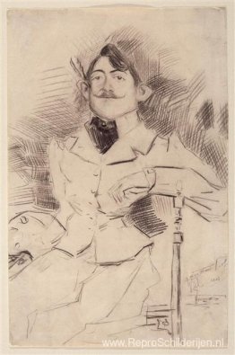Portret van Henry Viel, een vriend van schilder Fernand Leger Portret van Henry Viel, een vriend van schilder Fernand Leger