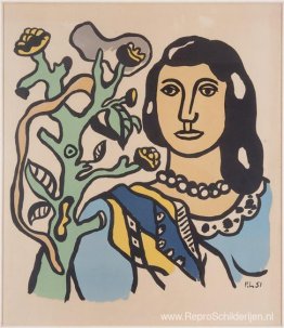 De vrouw en de bloem De vrouw en de bloem