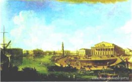 Uitzicht op de Beurs en de Admiraliteit vanaf het Fort van St. P Uitzicht op de Beurs en de Admiraliteit vanaf het Fort van St. P