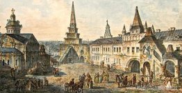 Kerk van St. Johannes de Doper, Borovitskaya-toren en Stablings Kerk van St. Johannes de Doper, Borovitskaya-toren en Stablings