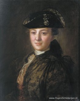 Portret van een onbekende man met een scheve hoed Portret van een onbekende man met een scheve hoed