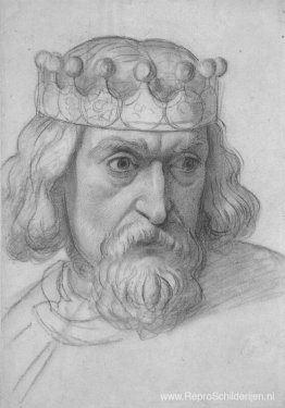 De Geest van Gerechtigheid, studeer voor het hoofd van een Raadg De Geest van Gerechtigheid, studeer voor het hoofd van een Raadg