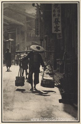 Een straat in China Een straat in China
