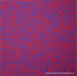 Willekeurige verdeling van 40.000 vierkanten met behulp van de o Willekeurige verdeling van 40.000 vierkanten met behulp van de o