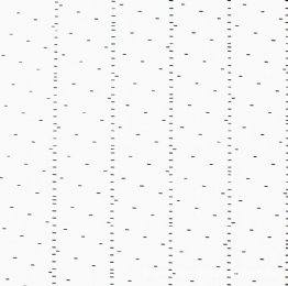 Elke 15 cm, elke 16 cm (streepje van één cm lang) Elke 15 cm, elke 16 cm (streepje van één cm lang)