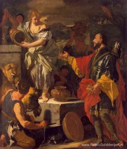Rebekka en de dienaar van Abraham Rebekka en de dienaar van Abraham