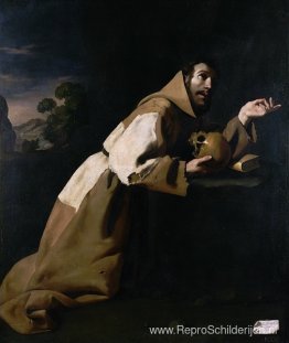 St. Franciscus in meditatie St. Franciscus in meditatie
