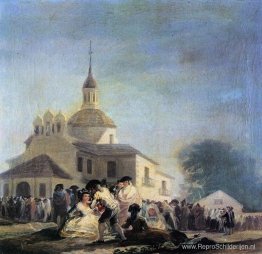 Bedevaart naar de kerk van San Isidro Bedevaart naar de kerk van San Isidro