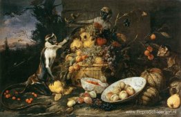 Drie apen die fruit stelen Drie apen die fruit stelen