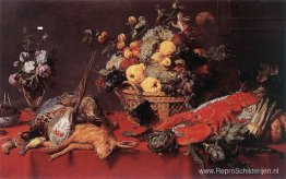 Stilleven met een fruitmand Stilleven met een fruitmand