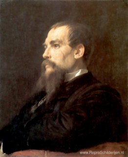 Richard Burton geschilderd door Frederic Leighton Richard Burton geschilderd door Frederic Leighton