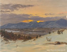 Winter Twilight van Olana Winter Twilight van Olana